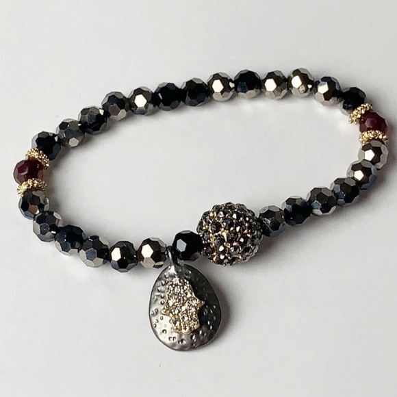 Marilyn Schiff Stretchy Beaded Bracelet - Picture 1 of 5
